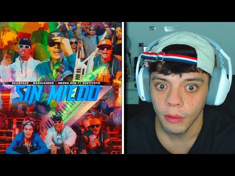 (REACCIÓN) Marcianeke, Scarface el Tyger, Negro Dub Ft. Sustituto RD - SIN MIEDO (Video Oficial)