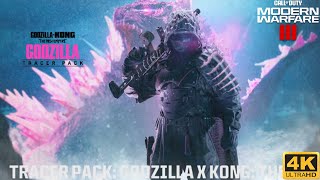 Titanus Godzilla Tracer Pack Skin Gameplay - Call of Duty Modern Warfare 3 (4K 60FPS)