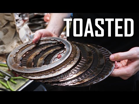 A BROKEN Ford 10R140 Teardown! Roasted Clutches & Broken Planets! #ford #fordtrucks #transmission