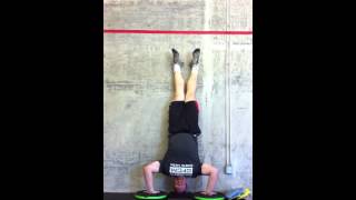 Jeff Williams 1st Handstand Pushup
