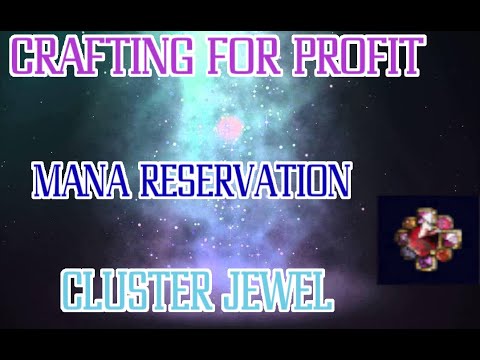 Path of Exile - Crafting For Profit [EP2] - Mana reservation Jewels!