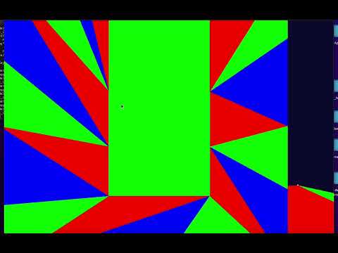 Z Clipping of 3D Rendering using Python, Numpy and Pygame.