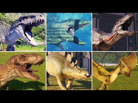 ALL 88 DINOSAURS - Jurassic World Evolution 2
