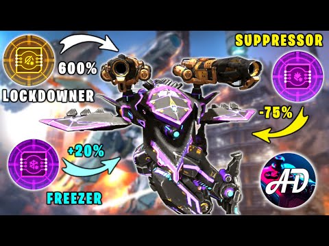 EMBER AO JUN SUPPRESS LOCK & FREEZE! With Drone Tier 3 & 4 Microchips | War Robots Mk2 Gameplay WR