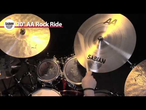 Sabian 20'' AA Rock Ride Cymbal Product Demo