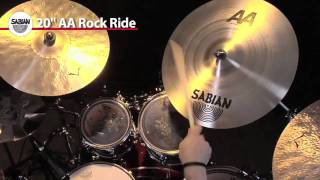 Video thumbnail for Sabian 20'' AA Rock Ride Cymbal Product Demo by SABIAN Cymbals