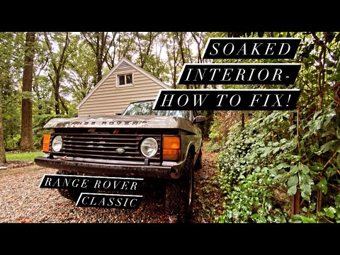 1989 Range Rover Classic SWB (PT.5 Leaky Moon Roof Drains)