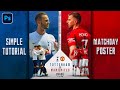 Simple Sports Design Tutorial : Matchday Poster