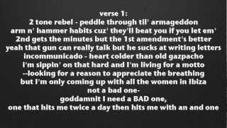 e-dubble - Two Steps From Disaster (Lyrics)