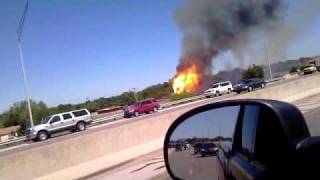 Historical Tulsa Admiral Twin Drive In fire