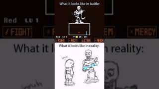 PAPYRUS BATTLE BE LIKE #fyp #battle #frisk #papyrus #undertale #subscribe #like