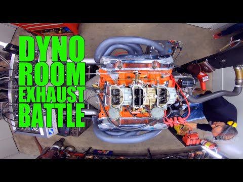 Dyno Room Exhaust Battle - Max Wedge vs. HP Manifolds vs. Headers