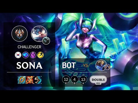 Sona Bot vs Ezreal - KR Challenger Patch 10.13