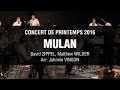 Mulan Live Concert Band Medley By Johnnie Vinson