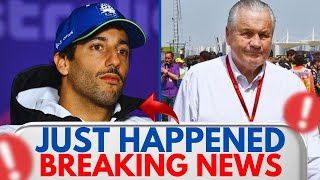 DANIEL RICCIARDO REBUFFS EX-PILOT COMMENT ON HIS F1 RETIREMENT   - f1 news