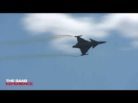 Viggen Air display at Flygdagarna, Linköping 2016 #SaabAB