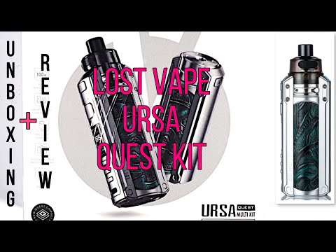 Lost Vape Ursa Unboxing&Review | 4K