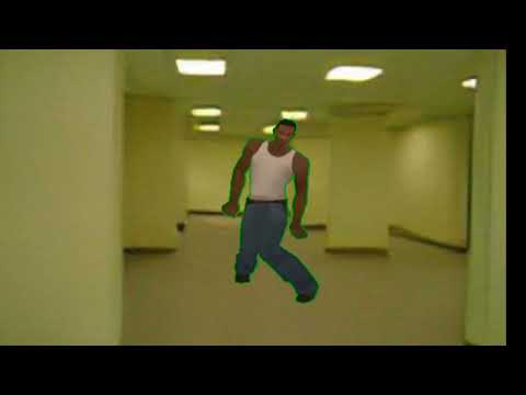 CJ bailando en los backrooms