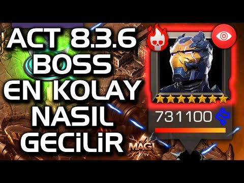 MCOC ACT 8.3.6 BOSS EN KOLAY NASIL GEÇİLİR - MARVEL ŞAMPİYONLAR TURNUVASI