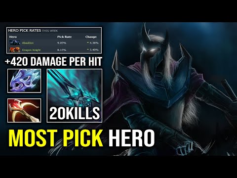 This Is Why Abaddon is the Most Picked Hero in 7.32e | WTF +420 Damage Per Hit Dota 2