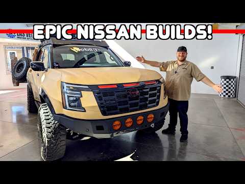 Nissan Armada Dune Patrol & Frontier Rapid Runner Detailed! How These COOL SEMA Builds Came Together
