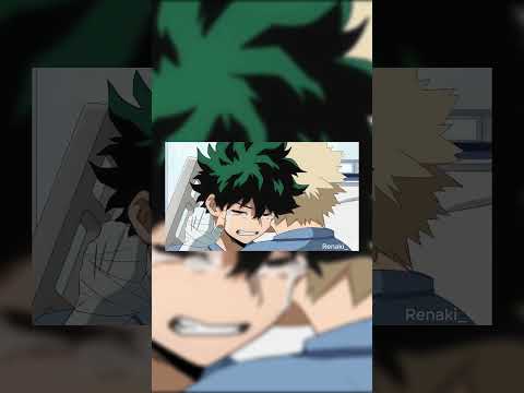 Katsuki comforts Izuku - Animation #bakudeku #mha