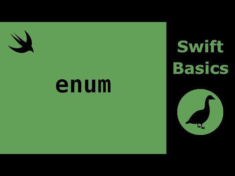 Swift Tutorial: enum (raw/associated values, switch & nested enums)
