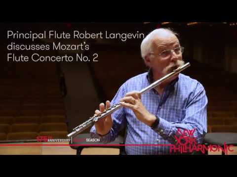 舞台裏。モーツァルトのフルート協奏曲第2番についてのロバート・ランジュバン (Behind the Scenes: Robert Langevin on Mozart’s Second Flute Concerto)