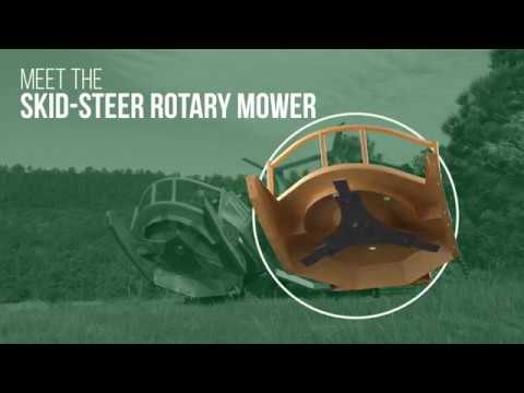 Skid-Steer Rotary Mower - Attachments - Diamond Mowers