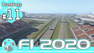 #11【F1 2020 Rd.4】中国 FP、楽しいコースよね。【大型犬の実況】【パッドで頑張る】【難易度74】