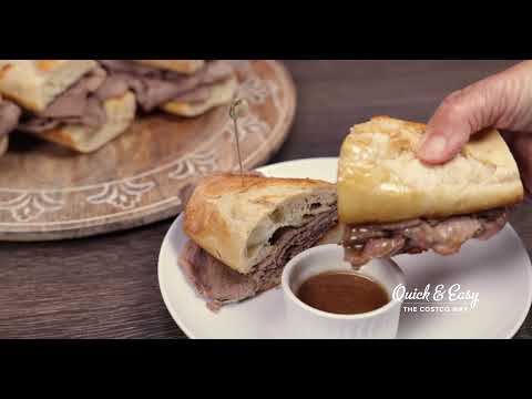 Quick & Easy: New York Shabu Shabu French Dip with Au Jus