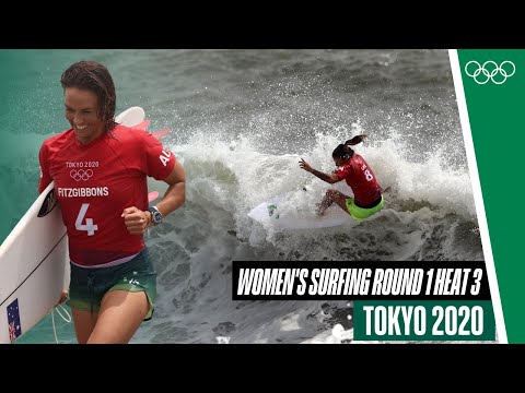 Women's Surfing - Round 1 - Heat 3 | Tokyo 2020