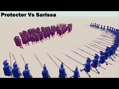 TABS 70v35 Protector Vs Sarissa TOTALLY ACCURATE BATTLE SIMULATOR