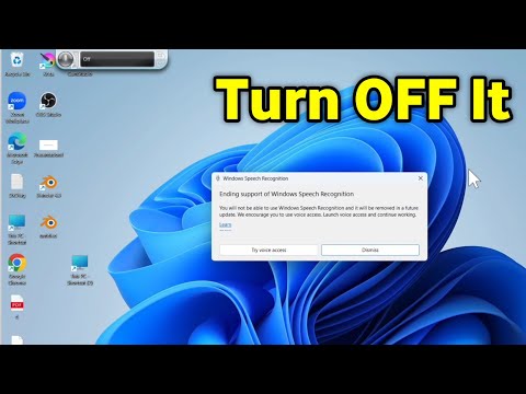Windows Speech Recognition | Turn Off Speech Recognition Windows 11