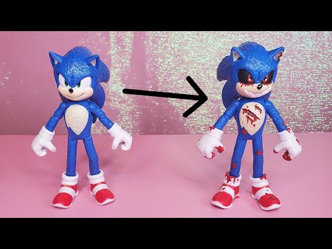 Movie SONIC.EXE Jakks Pacific Custom Figure