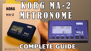 Video thumbnail for Korg MA-2 Metronome Complete Guide #korg by John-Ace Llera