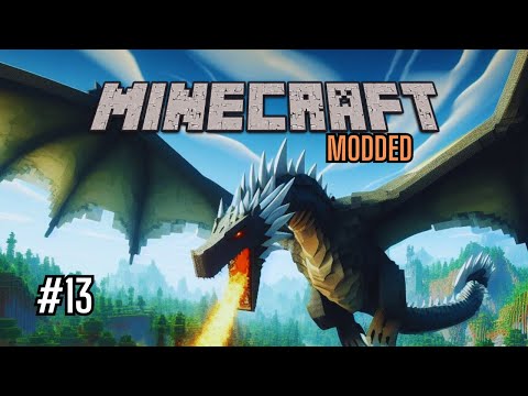 EPIC Dragon Battle in Modded Minecraft! - Labella Gaming