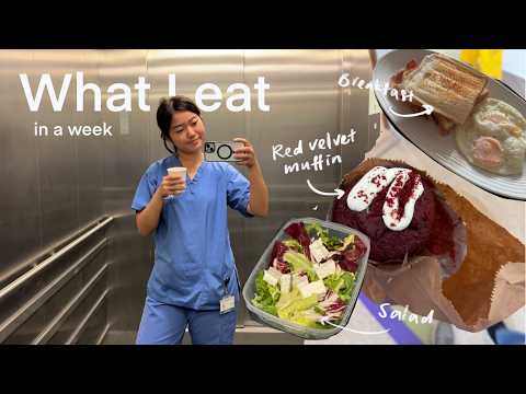 med school vlog: what i eat in a week (sort of)