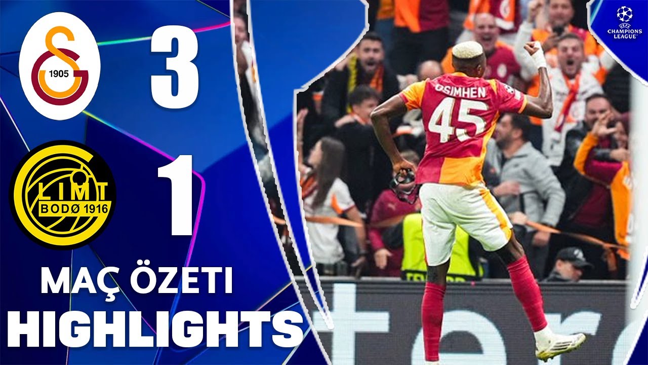 Galatasaray vs FK Bodø/Glimt 🔴LIVE🔴 | UEFA Champions League 25/26 | Match Preview