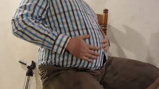 Bloated belly tight clothes