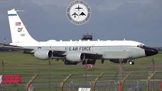 10 MINUTES of take off and landing action at RAF Fairford  MC130J KC135 RC135 CV22 Exercise Highlife