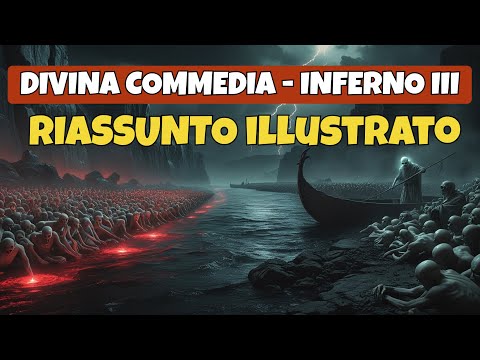 Caronte e i dannati - Divina Commedia - CANTO III INFERNO || Riassunto illustrato
