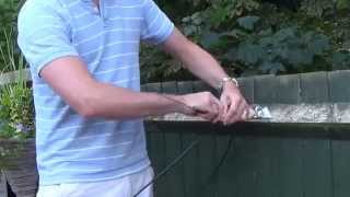 How to terminate an OVERHEAD TELEPHONE CABLE.