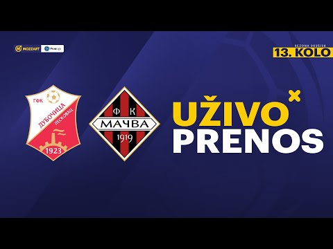 GFK Dubočica - Mačva Mozzart Bet Prva liga Srbije 2025/26 13. Kolo
