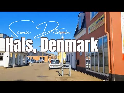 Peaceful Drive Through Hals, Denmark | Cozy Coastal Town Tour | Relaxing Slow TV 4K