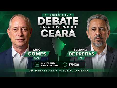 Ciro e Elmano participam de debate do PontoPoder nesta quarta-feira (9)