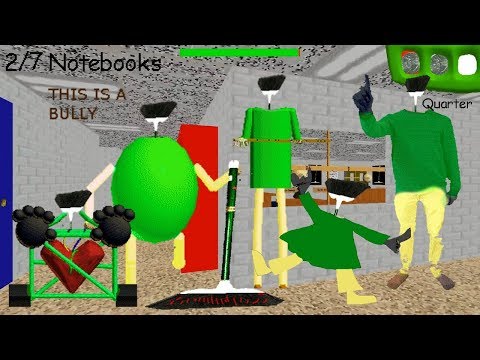 Gotta Sweep's Basics in Cleaning the Schoolhouse - Baldi's Basics V1.4.1 Mod