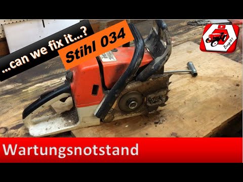 Wartung einer Kettensäge | Motorsäge hat keine Leistung | Stihl 034