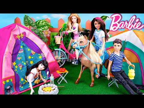 Barbie Doll Overnight Camping Trip Adventures - Titi Toys & Dolls