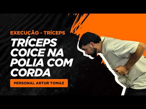 Demonstração: Tríceps coice na polia